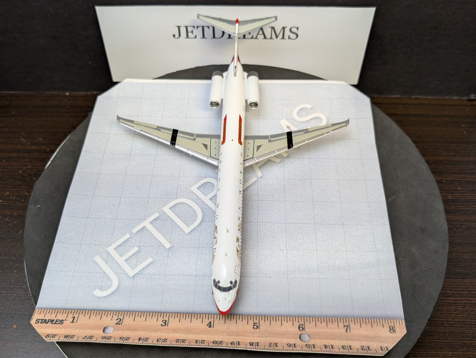 1/200 TWA TRANS WORLD MCDONNELL DOUGLAS MD-83 / 80 1996’S COLORS EI-BWD JET-X