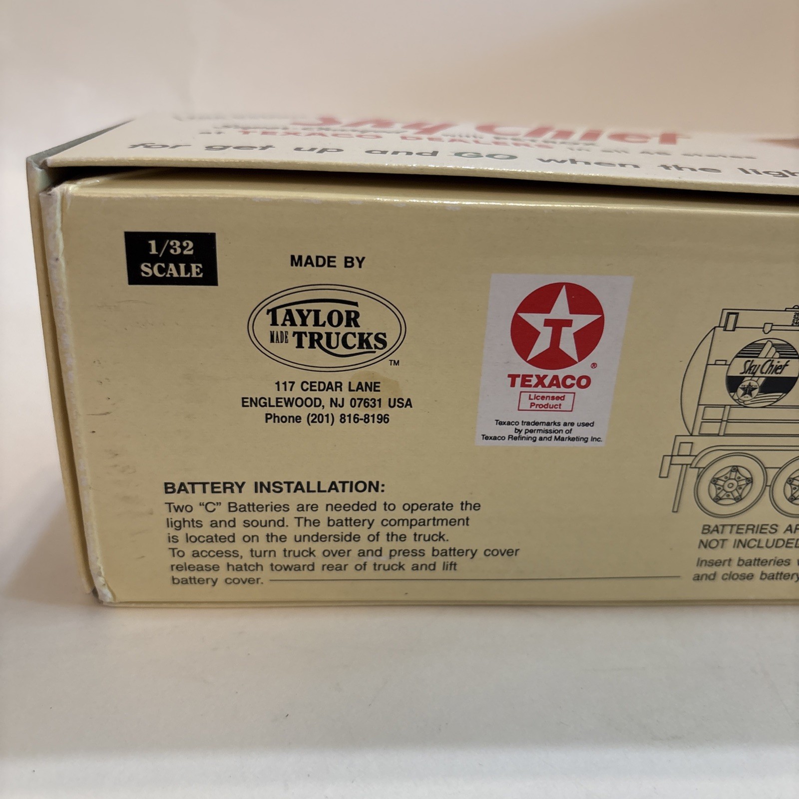 Lube Oil Legends Texaco Sky Chief Tanker Truck Coin Bank BRAND NEW IN BOX