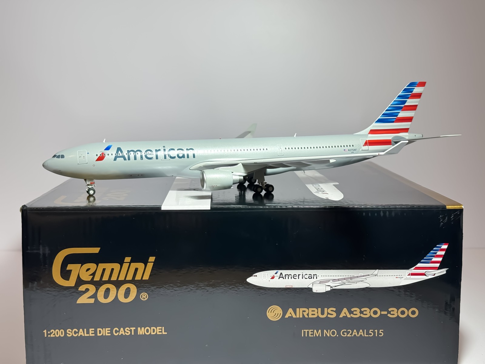 American Airlines Airbus A330-300 1:200 Gemini Jets N270AY (G2AAL515)
