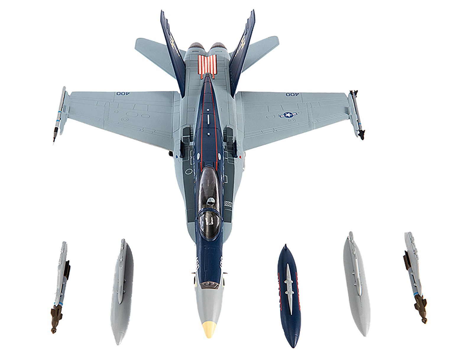 F/A-18C Hornet VFA-34 Blue Blasters CVN-70 Last Cruise 2018 1/72 JC Wings