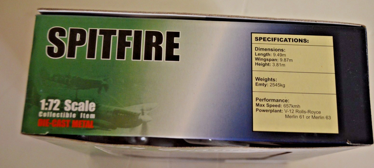 Sky Guardians WTW-72-002-013 Spitfire Mk VIII U.S. Army Air Force 307 Italy 1:72