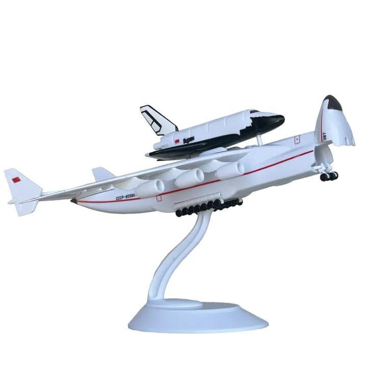 1/400 Scale an 225 Model Plane with Detachable Buran Space Shuttle Plane 8.3 …