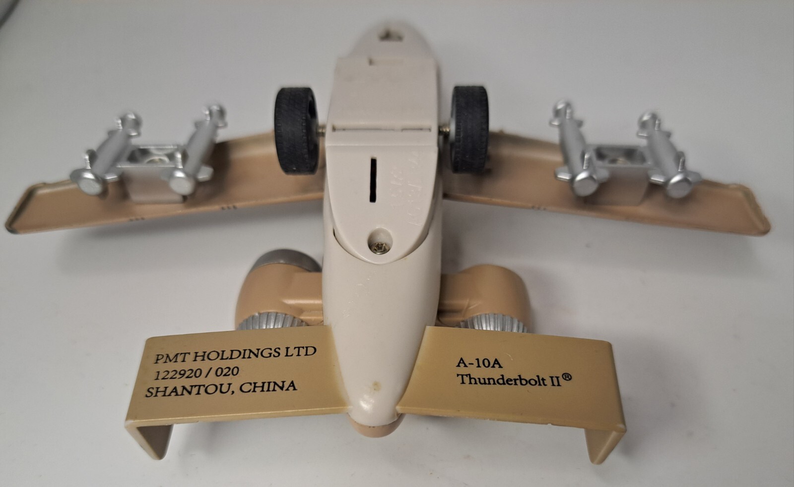 Diecast 1989 Matchbox Plane: A-10A Thunderbolt II Battery Operated 6″ Long