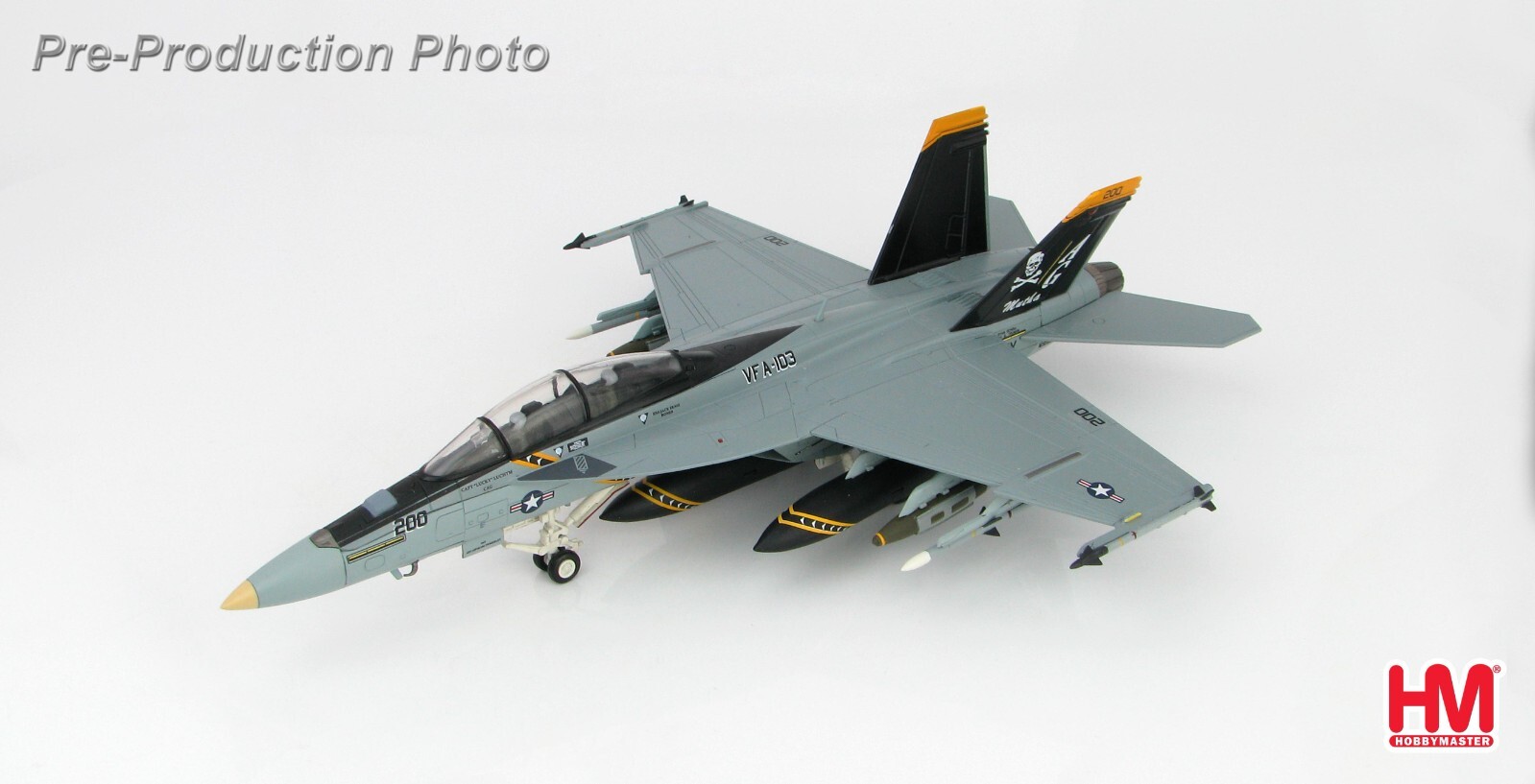 Hobby Master 1/72 HA5108 F/A-18 F USN VFA-103 Jolly Rogers, AG200, NAS Fallon