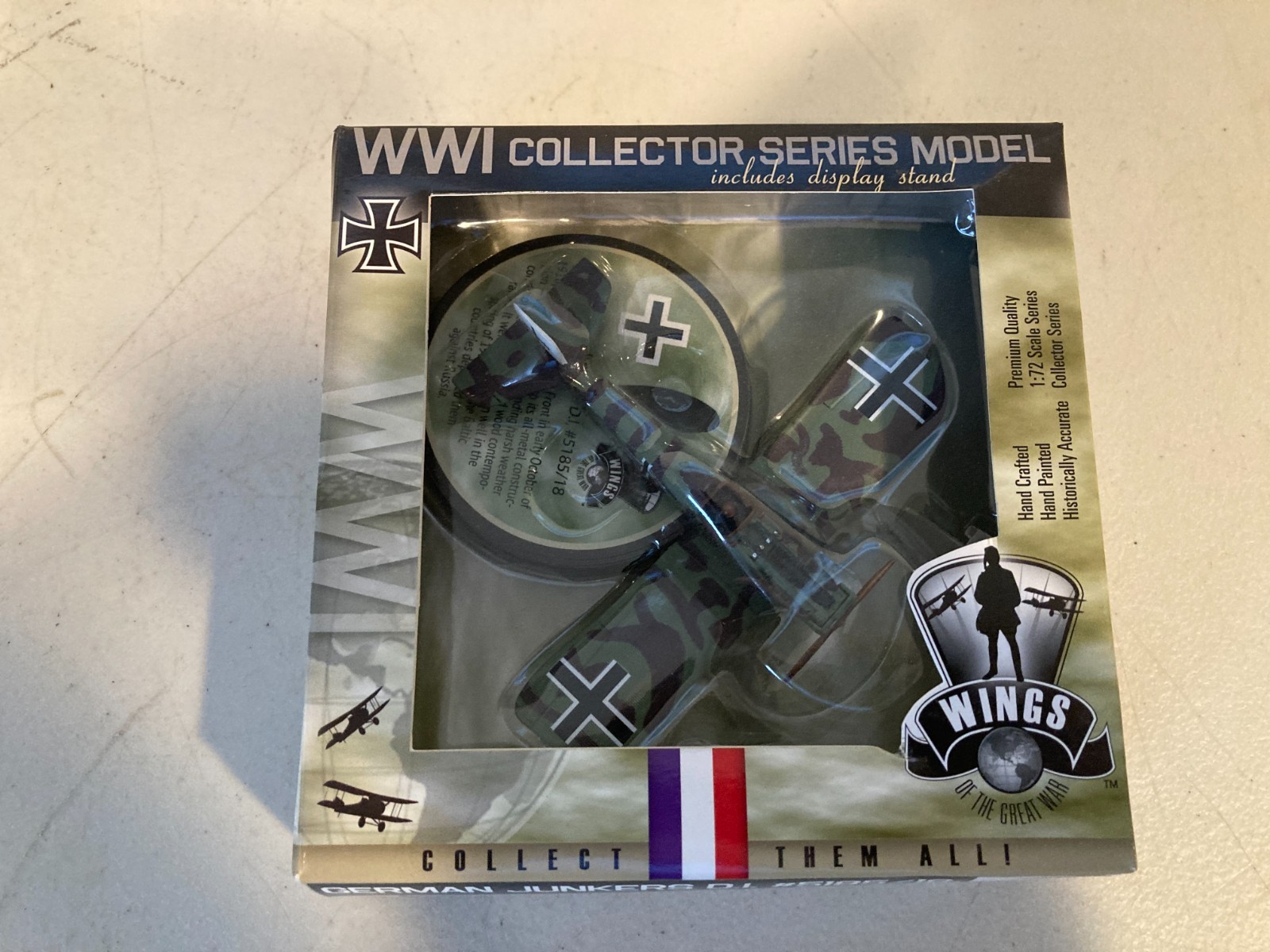 German Albatros D.V 1/72, Wings of The Great War, Collector Series RARE. NIB