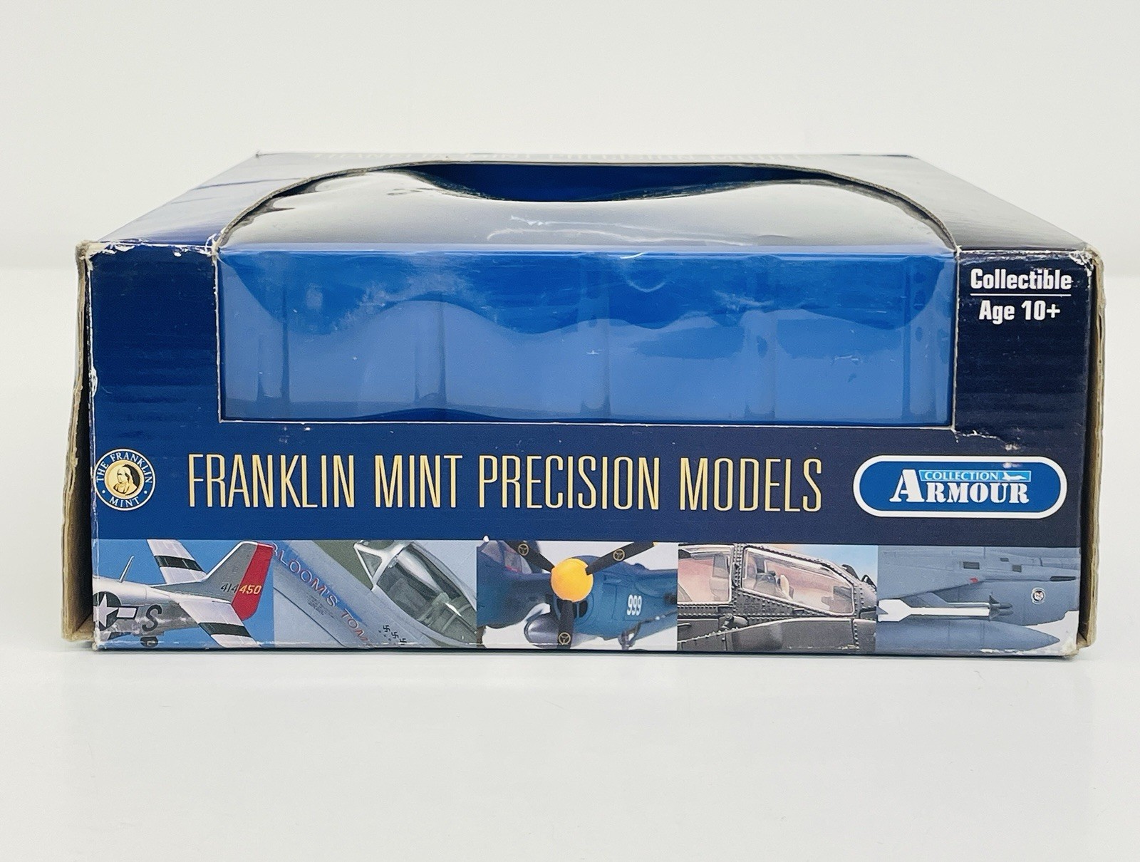 Franklin Mint Armour 1:100 P-38 Lightning Diecast Plane M11E280 Damaged