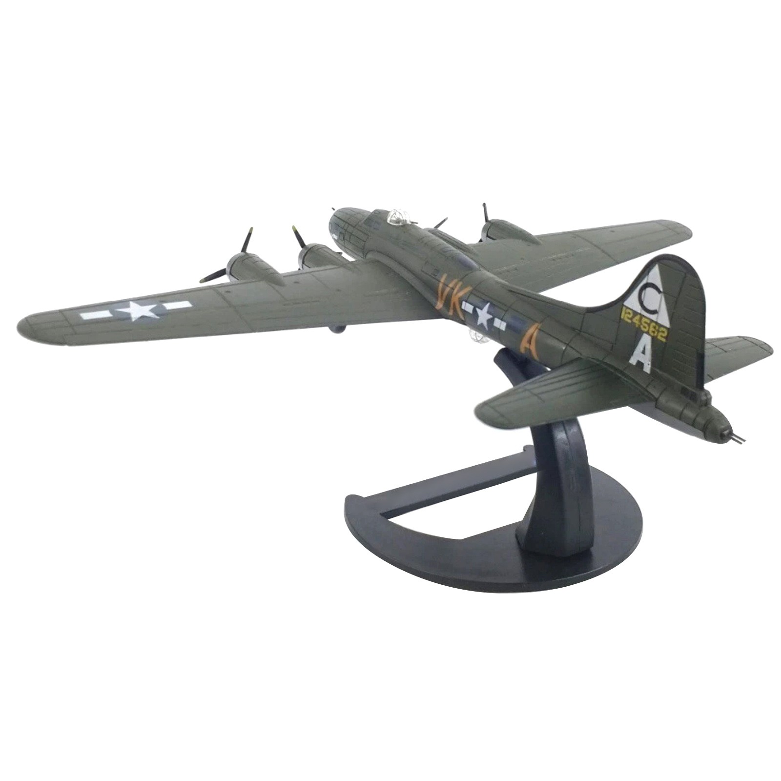 WWII B-17 Bomber Model 1:144 Scale United States USAAF Aircraft Collectible Toy