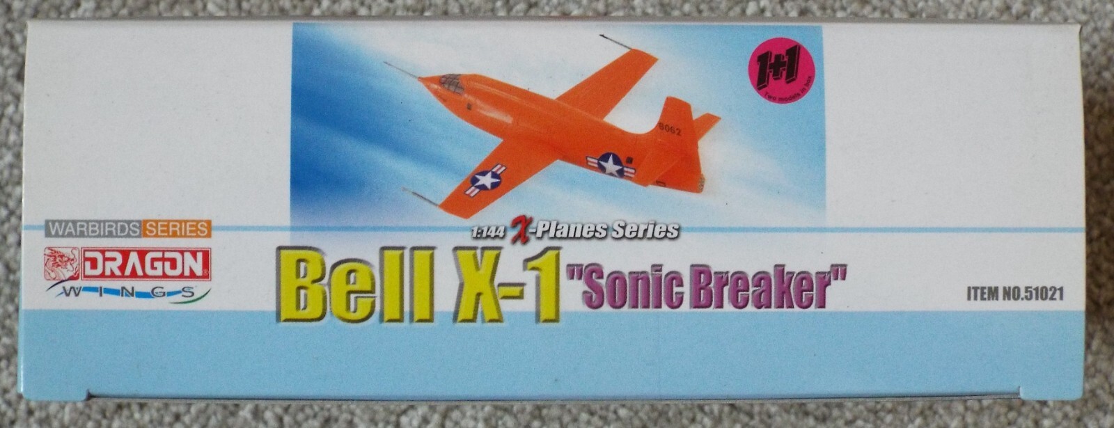 1/144 Bell X-1 “Sonic Breaker” (2 Models) Dragon Wings #51021 Factory Seal MISB