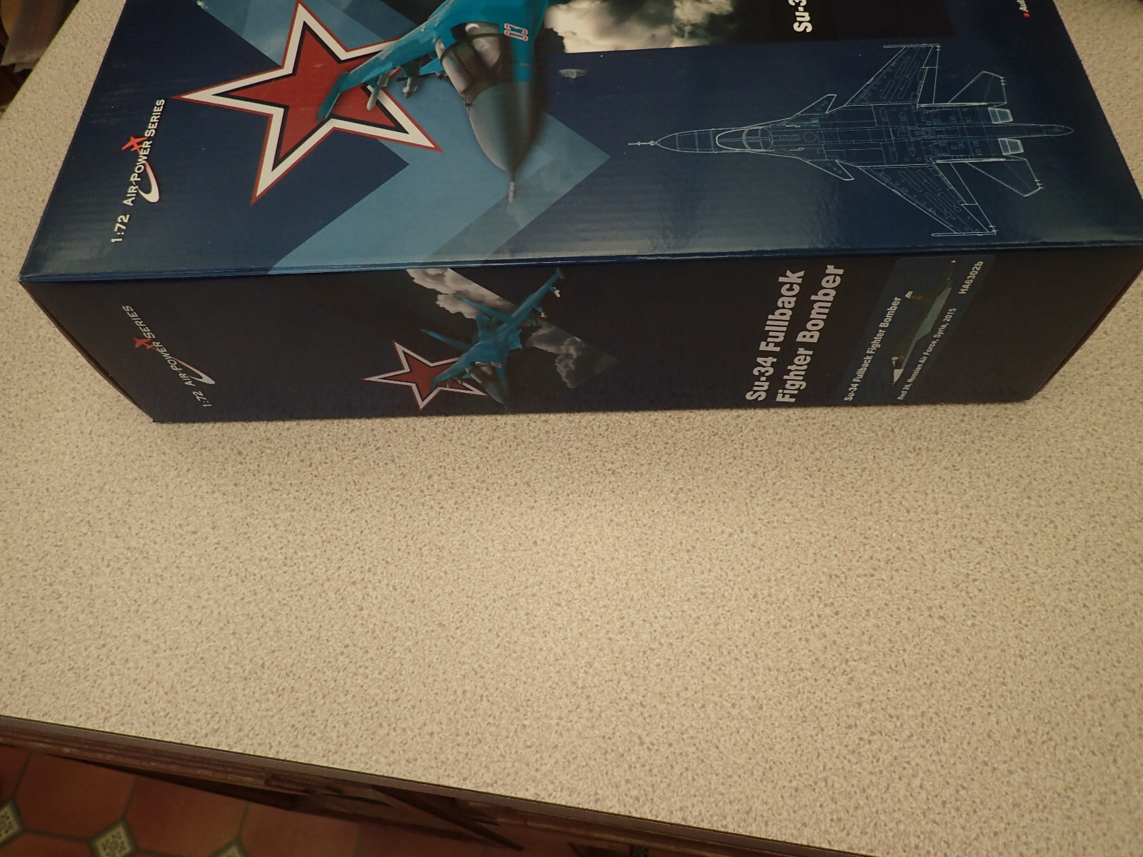 Hobbymaster HA6302B SU-34 Fullback Fighter Bomber Red 26 Syria 2015 Untouched