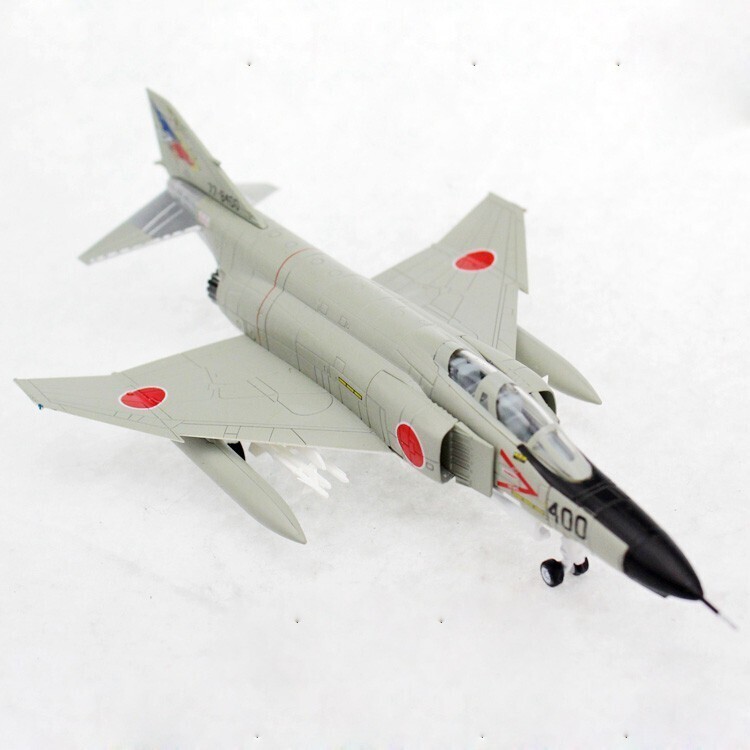 1:100 Mitsubishi F-4EJ Phantom II Fighter Model Diecast Military Collection Gift