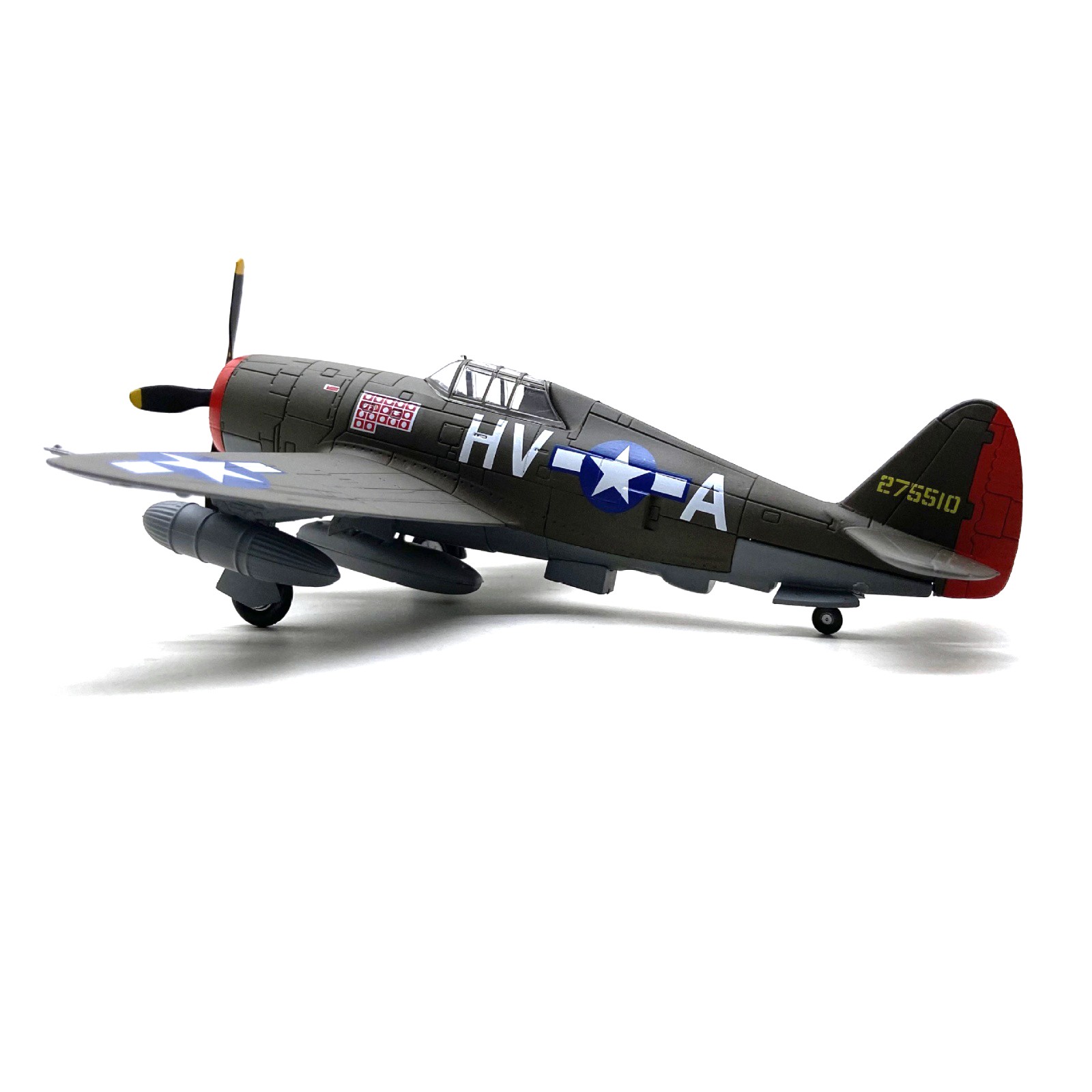 1:72 Scale P-47 Thunderbolt Model Authentic WWII US Aircraft Alloy Gift Ready