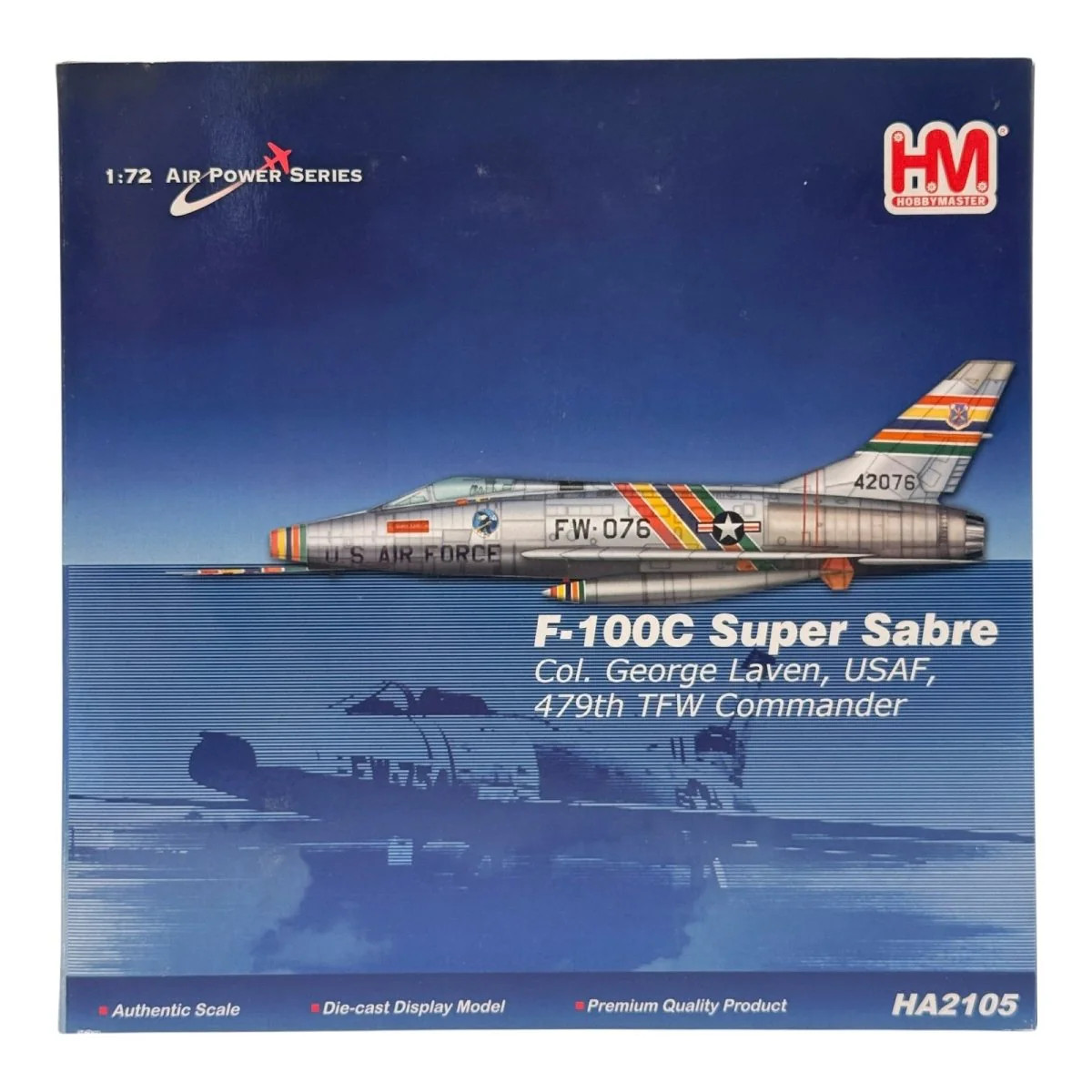 Hobby Master HA2105 1:72 F-100C Super Sabre 54-2076 George Laven Jr
