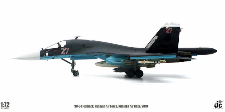 1:72 Russian Air Force SU34 Su-34 Fullback Fighter Diecast Aircraft Model in box