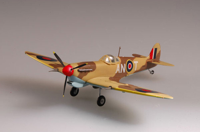 37216 Easy Model Spitfire Mk V 1/72 Model RAF No.417 Sqn