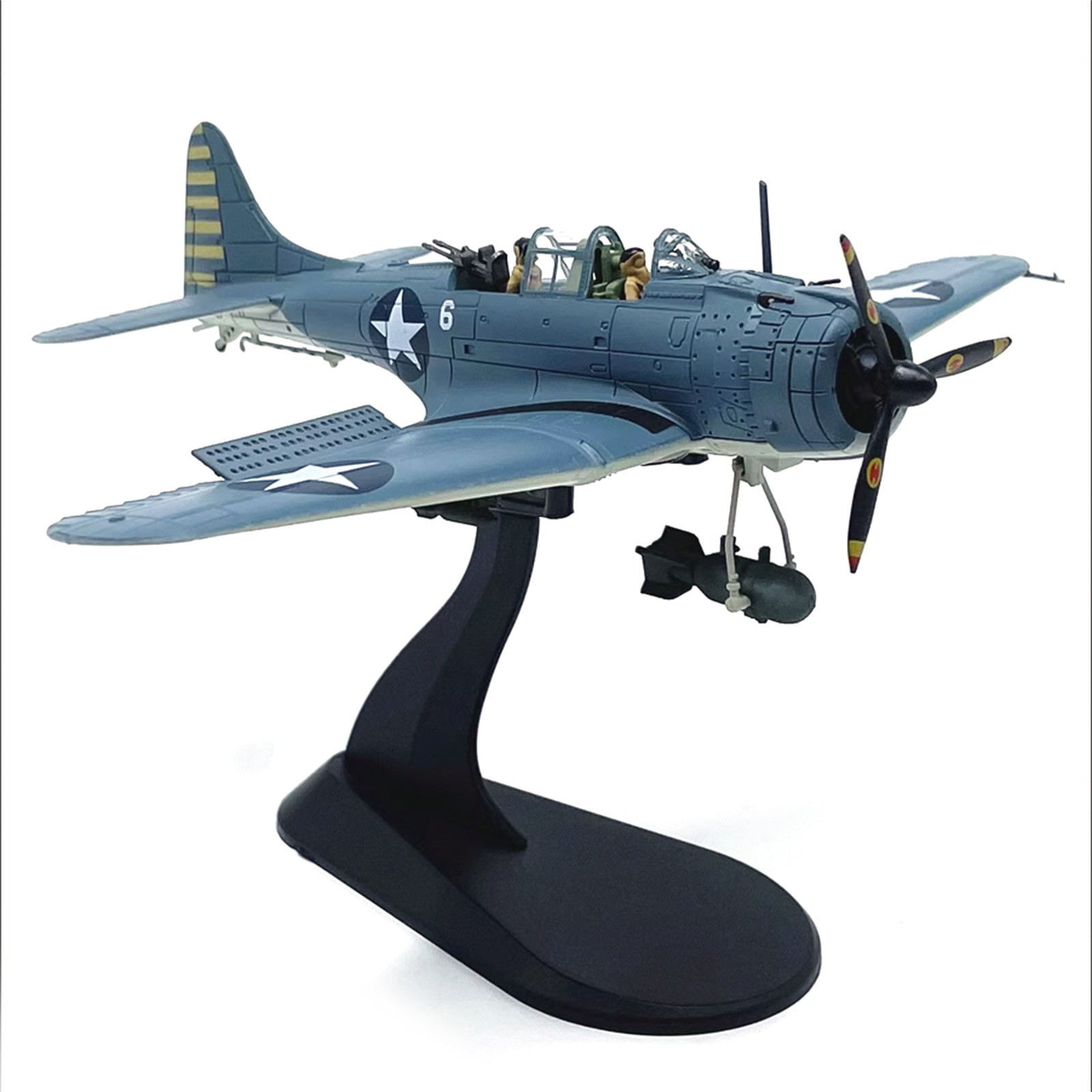 1:72 US SBD-3 Dive Bomber Fighter Alloy Aircraft Model Military Plane Ornaments