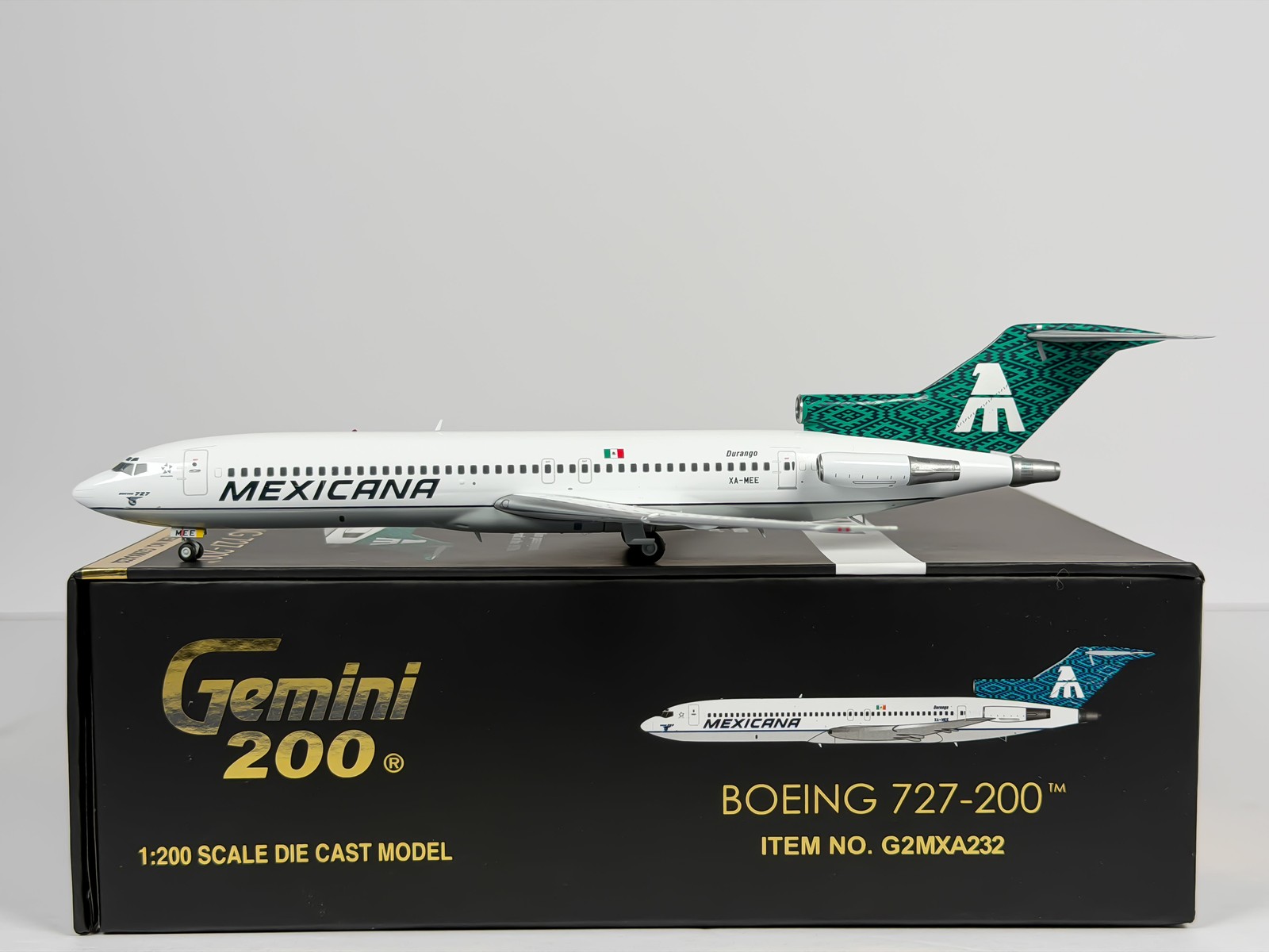 Mexicana Boeing 727-200 1:200 Gemini Jets XA-MEE (G2MXA232)