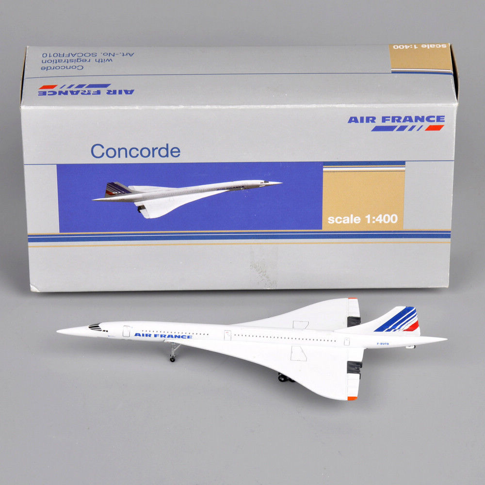 1/400 Concorde Diecast Air France 1976-2003 Aircraft Plane Model Toy Gift