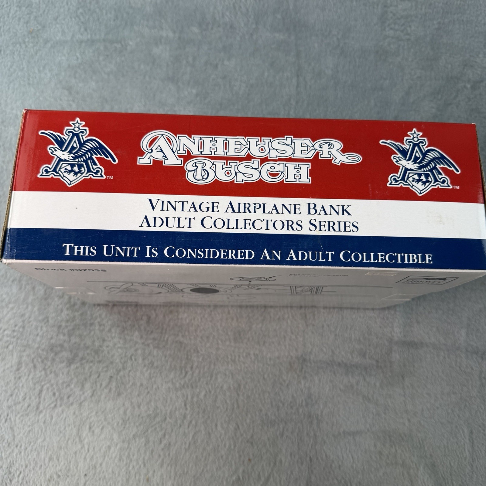 1995 Liberty Classics 1932 Budweiser Stearman Bi-Plane Diecast Limited Ed Bank