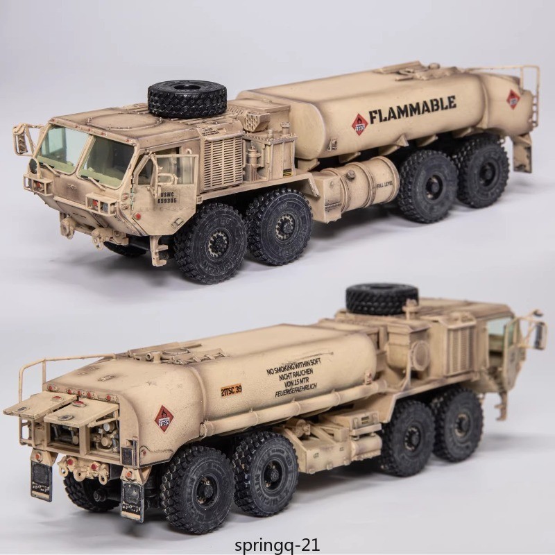 1/72 M978 Oil Tank Truck U.S. Army HEMTT A4 Tanker Truck Finished Model Toy Gift