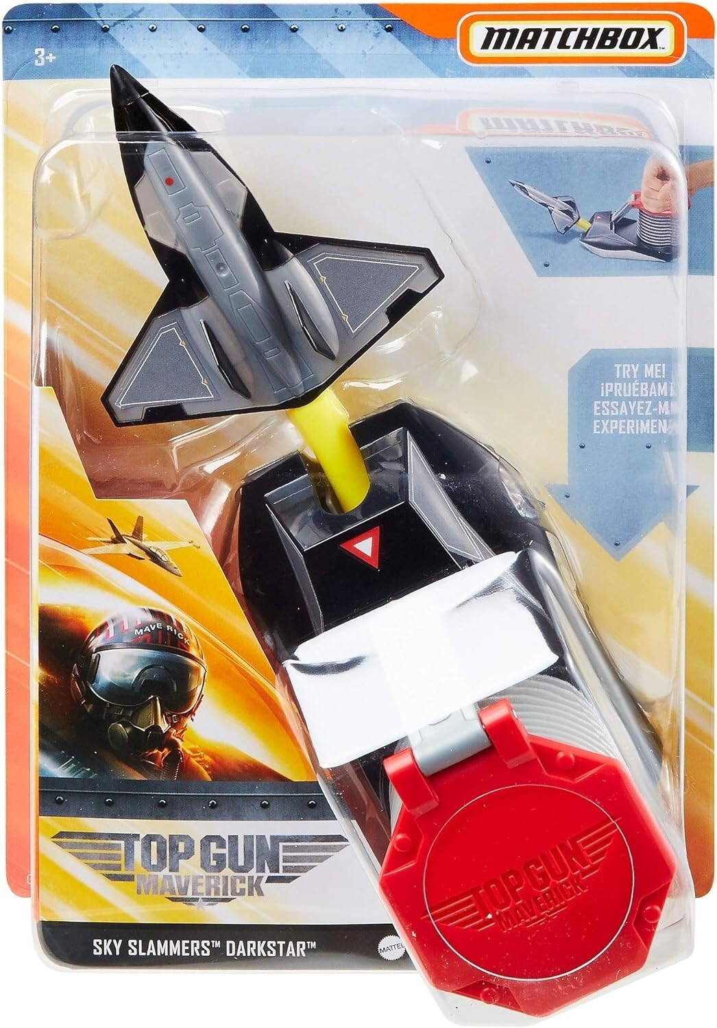 New Matchbox Top Gun Maverick Sky Slammers Attack Jet Aircraft Launcher Toys