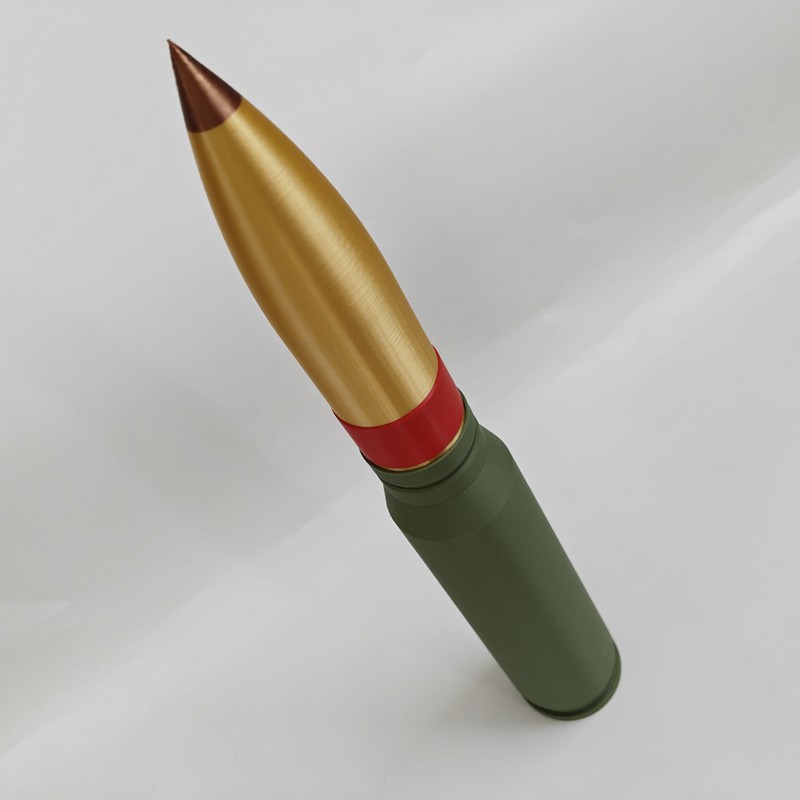 3D Printed 1:1 Military Model 30mm PGU-13/B High Explosive Incendiary For A-10