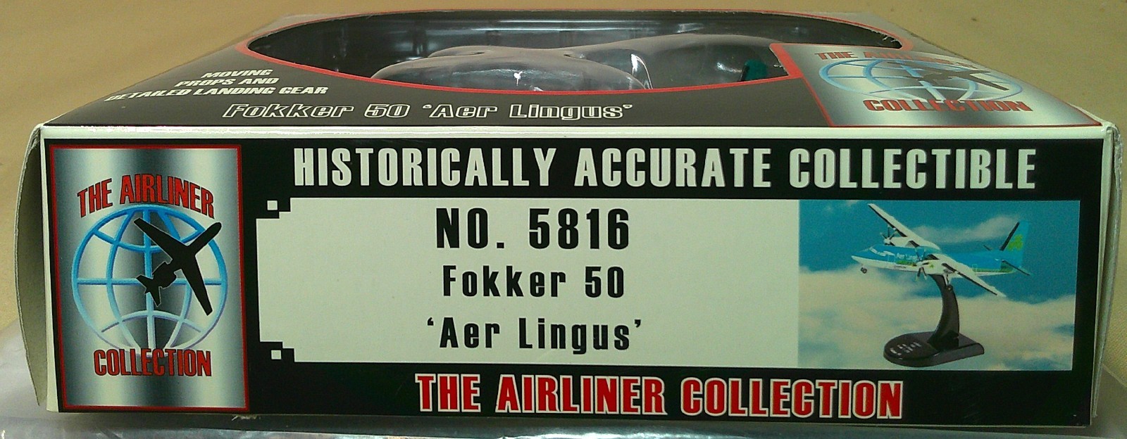 Model Power Postage Stamp Planes Airliners 5816 Fokker 50 ‘Air Lingus’