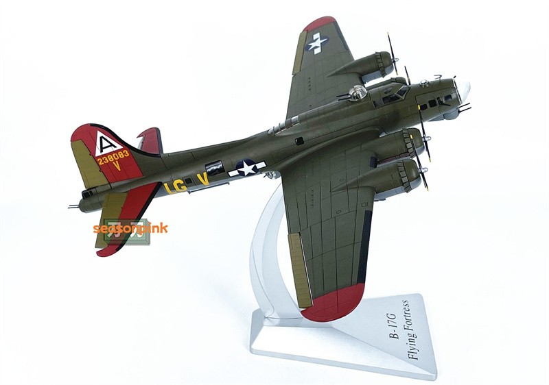 AF1 1:72 Scale USAF B-17G Flying Fortress Bomber Diecast Model Plane