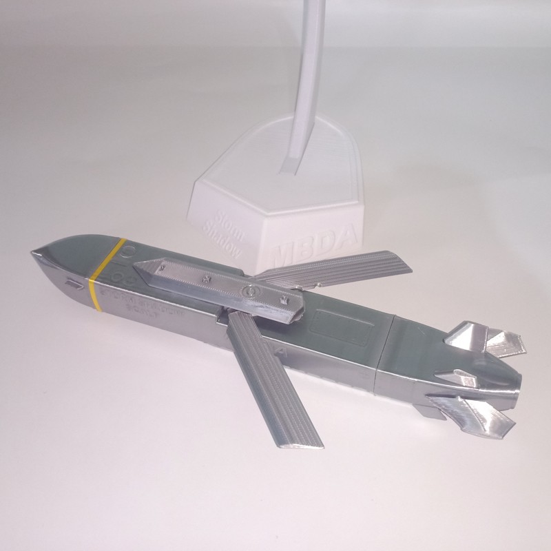 3D Printed 1:20 Military Model Collection STORM SHADOW (SCALP EG) Cruise Missile