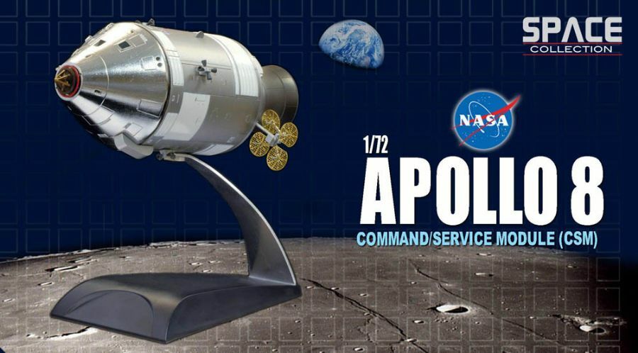 Dragon Space 50378 Apollo 8 Command Service Module CSM Lunar Landing Module 1/72