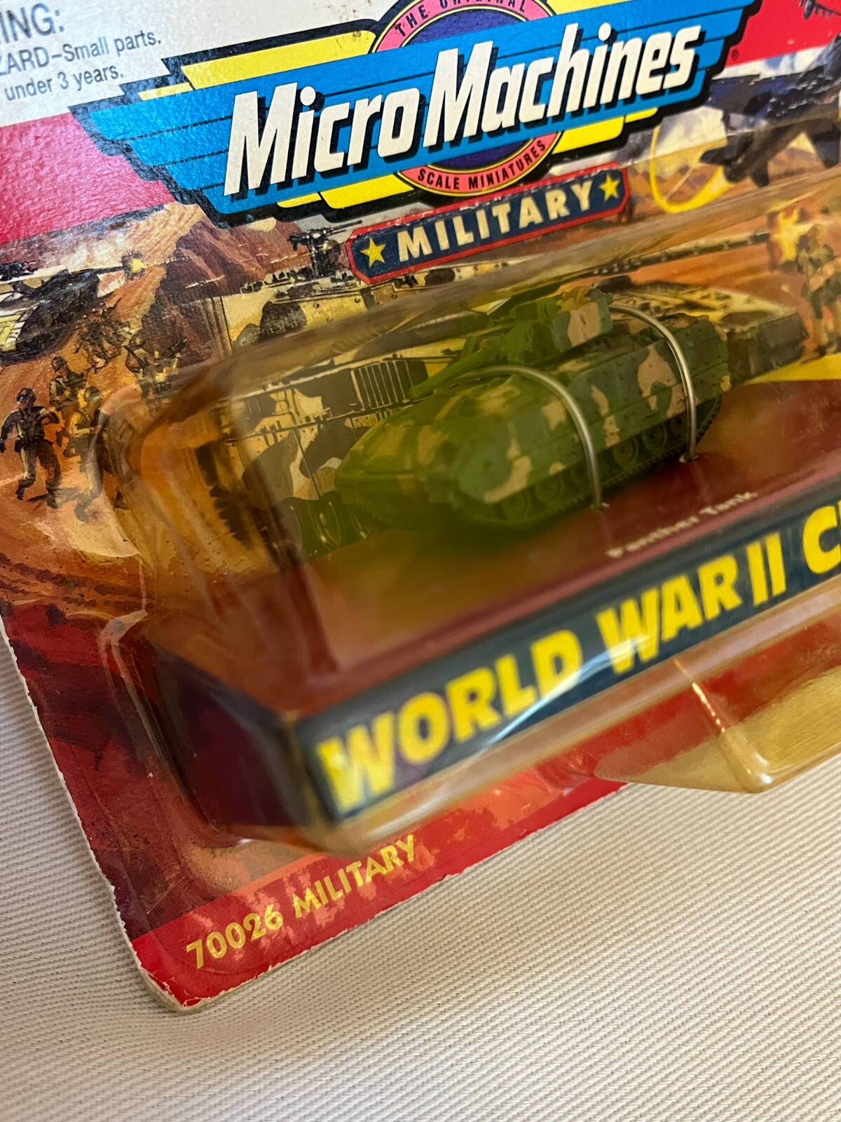 NIP RARE Misprint Military Micro Machine WWII Panther Tank is M2A2 Bradley camo