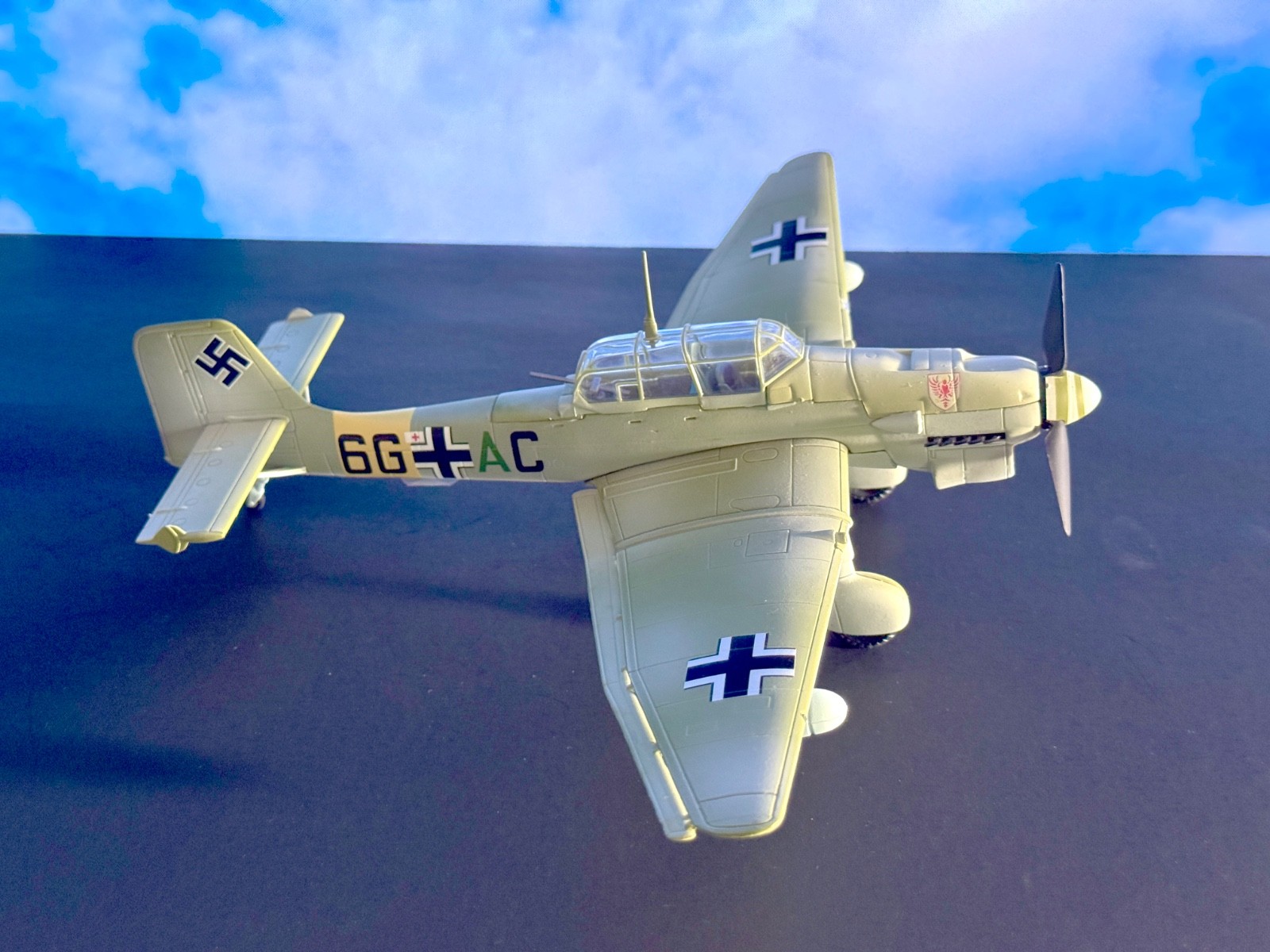 Franklin Mint Armour Luftwaffe JU87 Stuka “B” Dive Bomber 1/48 diecast #B11E376