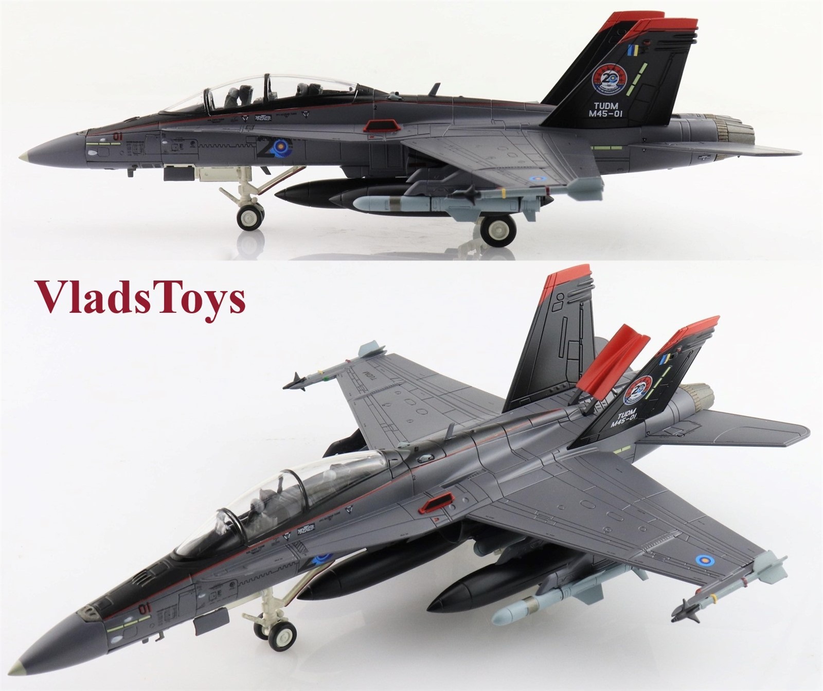 Hobby Master 1/72 F/A-18C Hornet TUDM M450-01 Malaysia 20th Anniversary HA3578