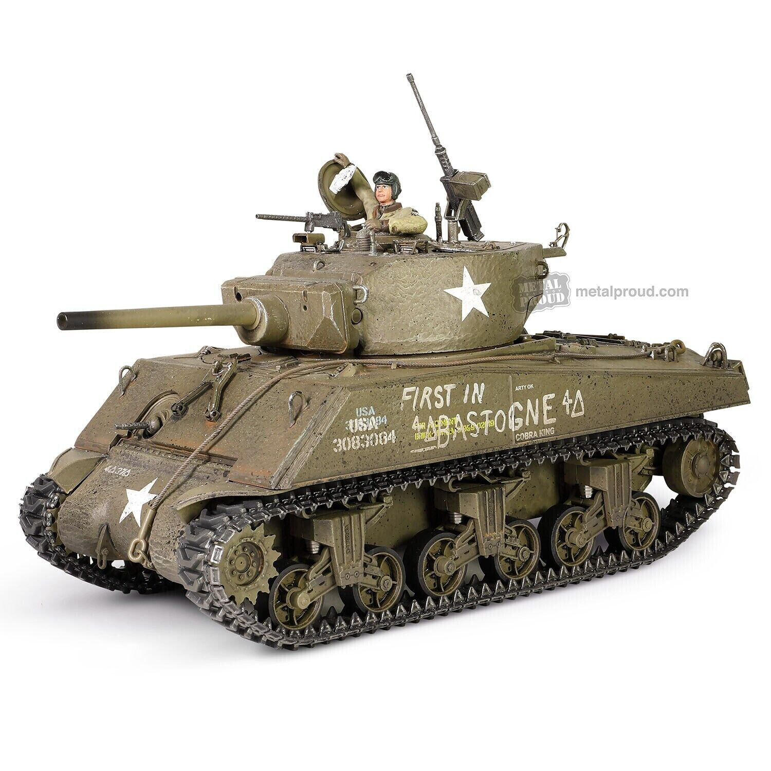 US SHERMAN MEDIUM TANK M4A3E2 JUMBO COBRA KING – FORCES OF VALOR FOV912136A 1/32