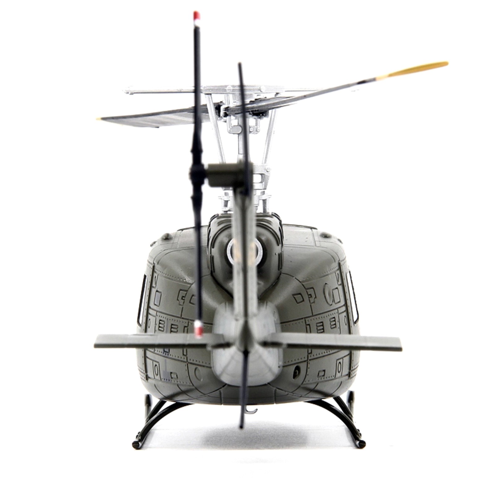 Authentic UH-1 Iroquois Helicopter Diecast Model 1:48 Scale Rotating Parts Gift