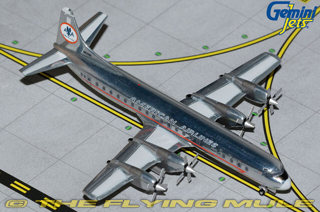 GeminiJets 1:400 L-188A Electra American Airlines N6118A