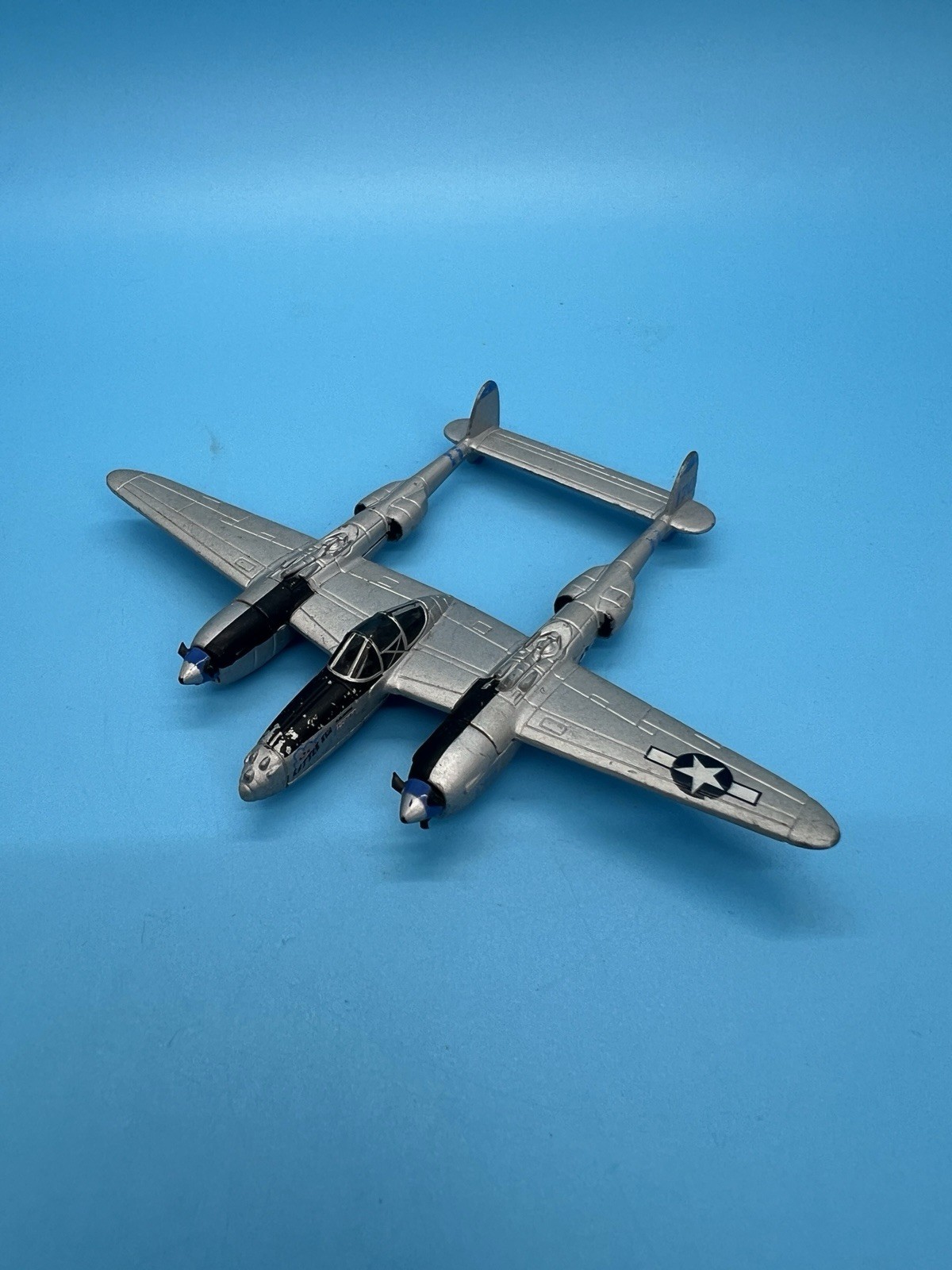 Corgi Fighter Scramble Diecast Model Lockheed P38 Lightning USAAF Escort Fighter