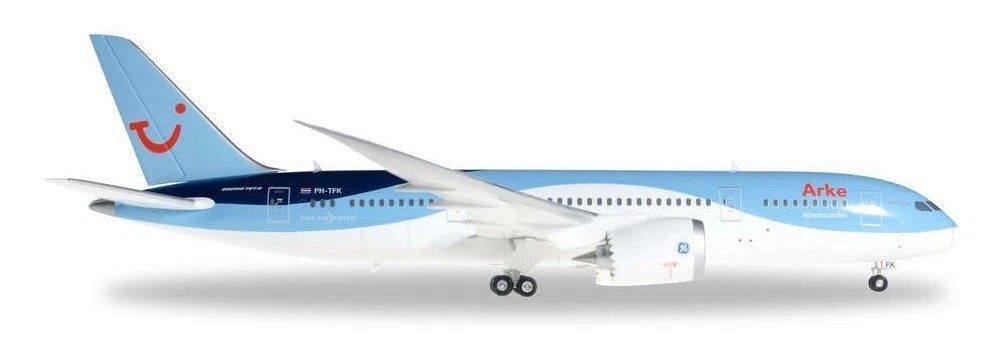 Herpa 557122 Arke Boeing 787-8 Dreamliner 1/200 Scale Hard Plastic Model
