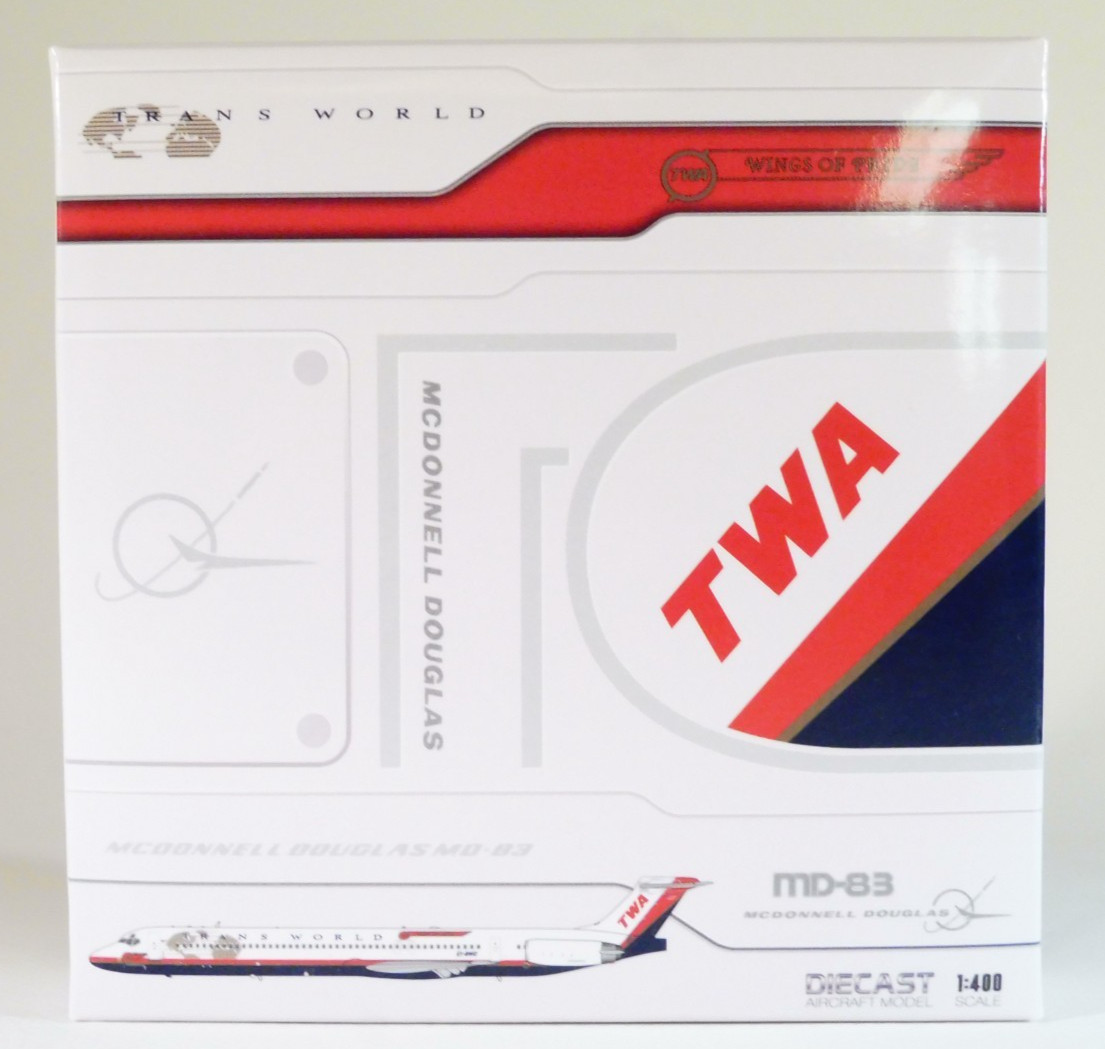 1/400 JC Wings Trans World Airlines MD-83 “Wings of Pride”