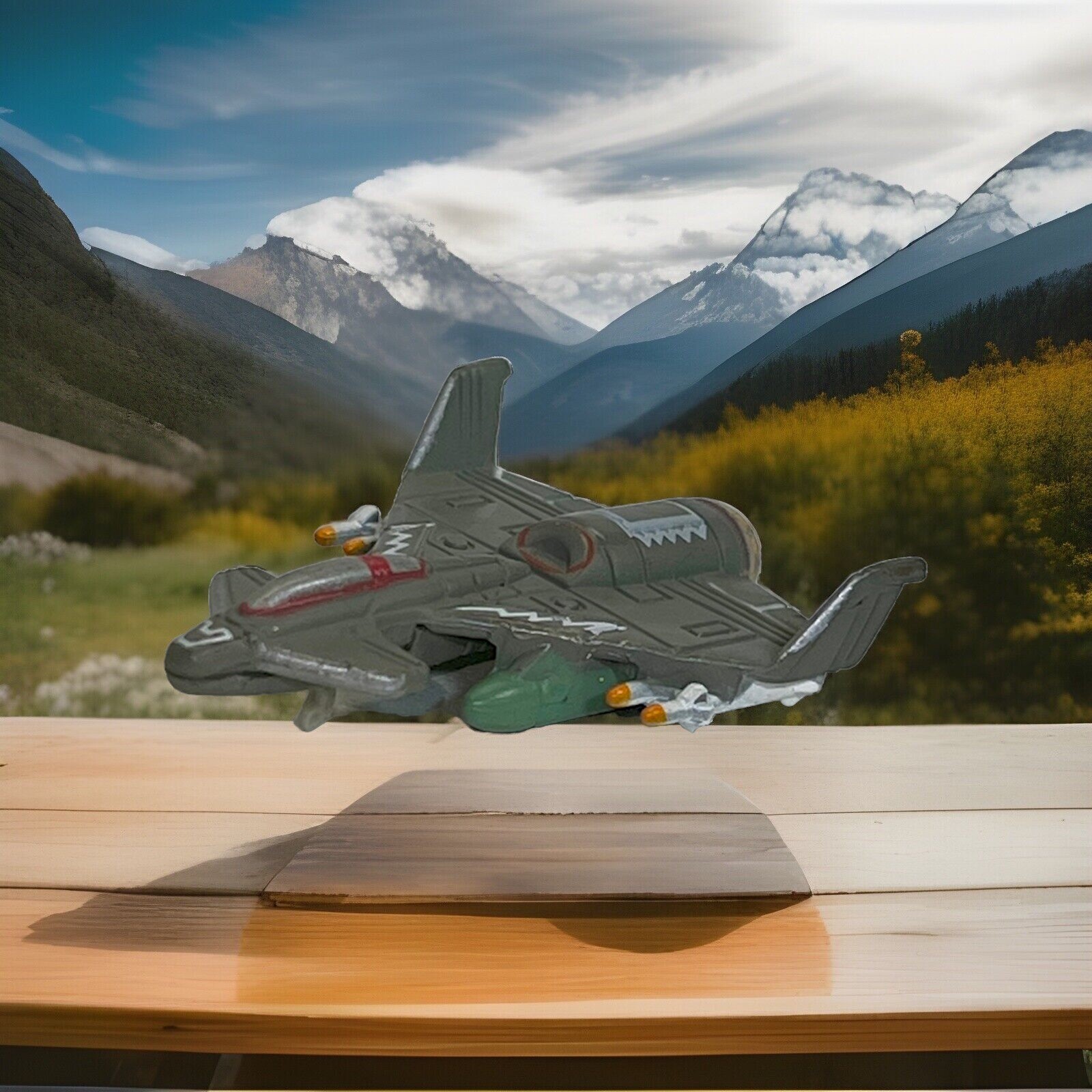 LGTI Galoob Micro Machines ZX-300 Sky Shark Plane Aircraft 1993