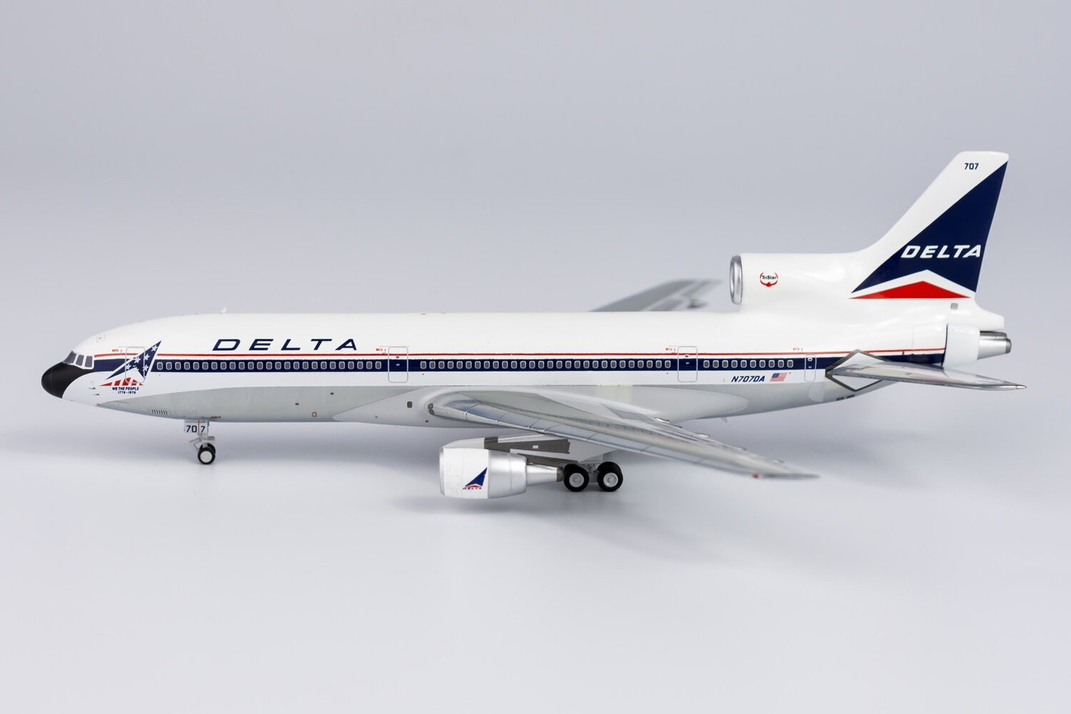NG Models Delta Airlines L-1011-1 Tristar N707DA 1:400 RARE