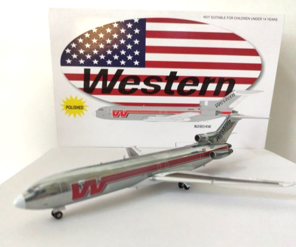 Inflight 1:200 Western Airlines Boeing 727 N2804W IF7220511AP Limited Edition