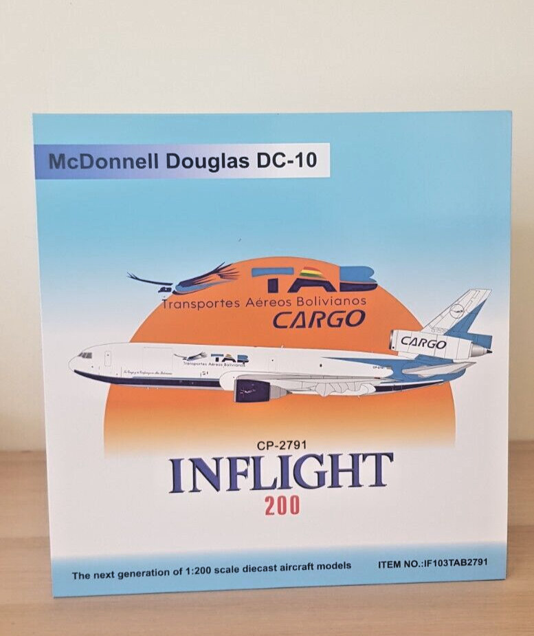 InFlight 1/200 IF103TAB2791 TAB Cargo-Transportes Aereos Bolivianos MD-10-30F