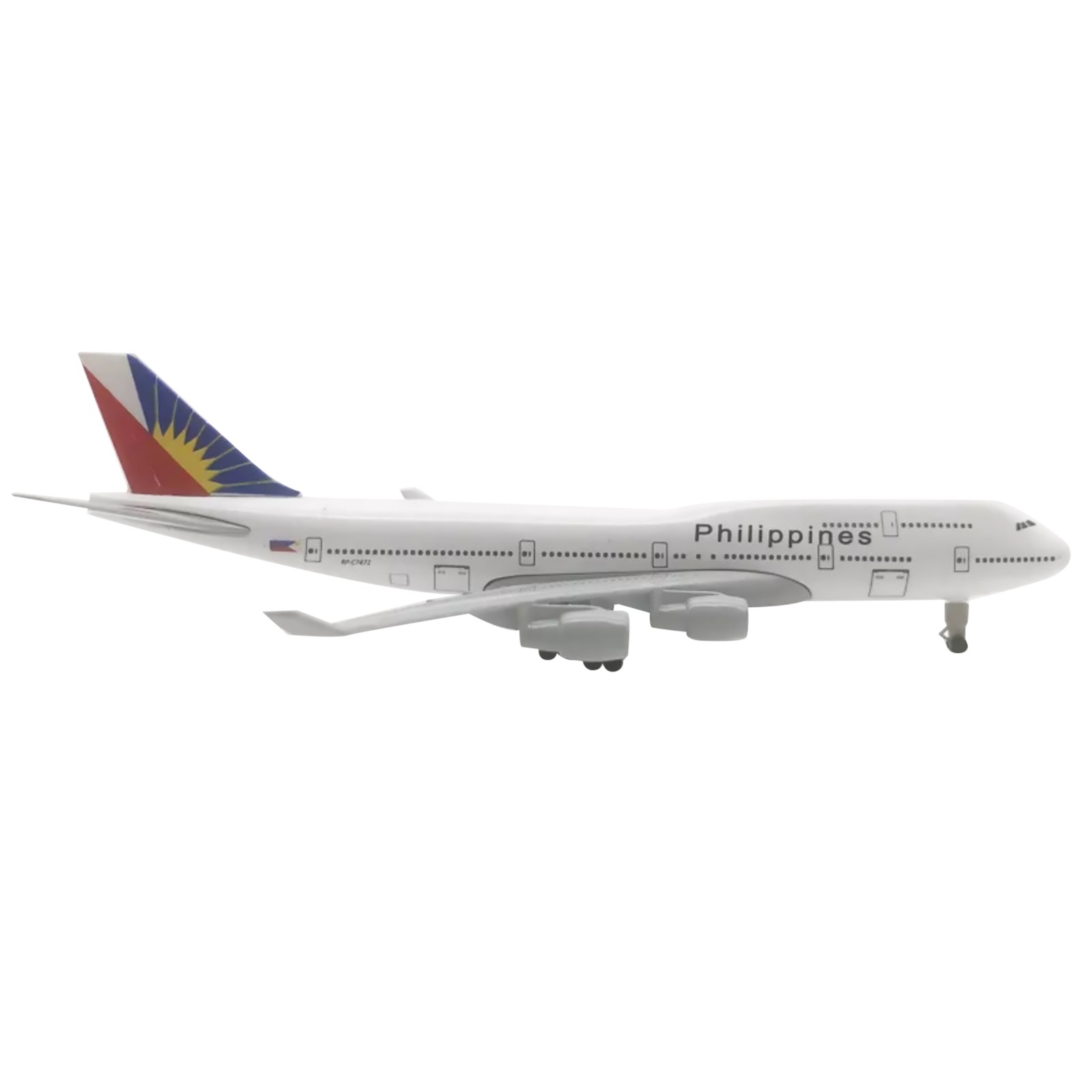 Diecast Alloy 1/350 Philippine Air Airlines B747 Airplane Model Plane Toy Decor