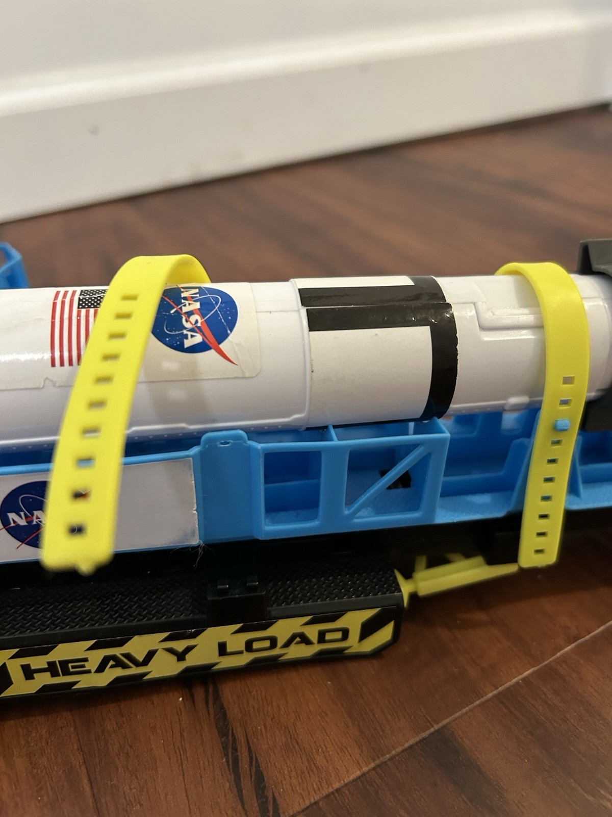 SPACE ADVENTURE NASA USA ROCKET TRUCK TRAILER TRANSPORTER 16” “READ”
