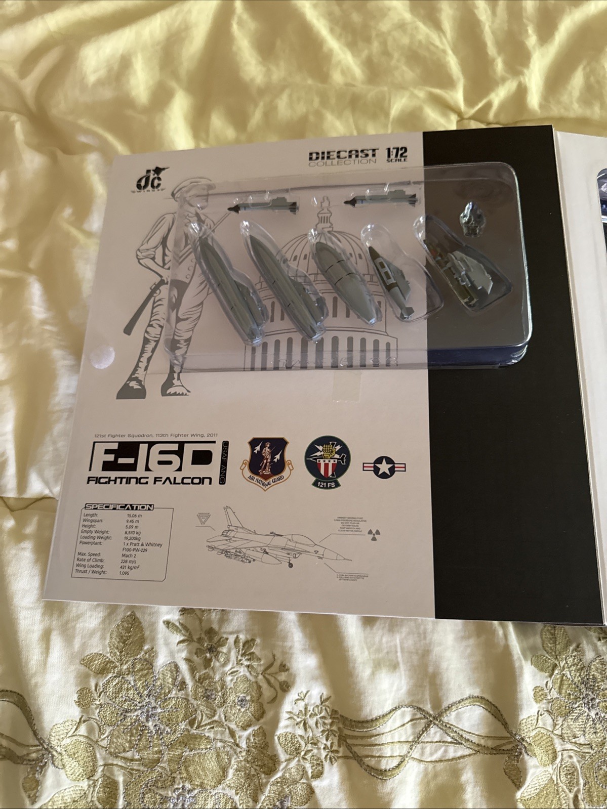 JC Wings F-16D 121st Fighter Squadron DC ANG 1/72