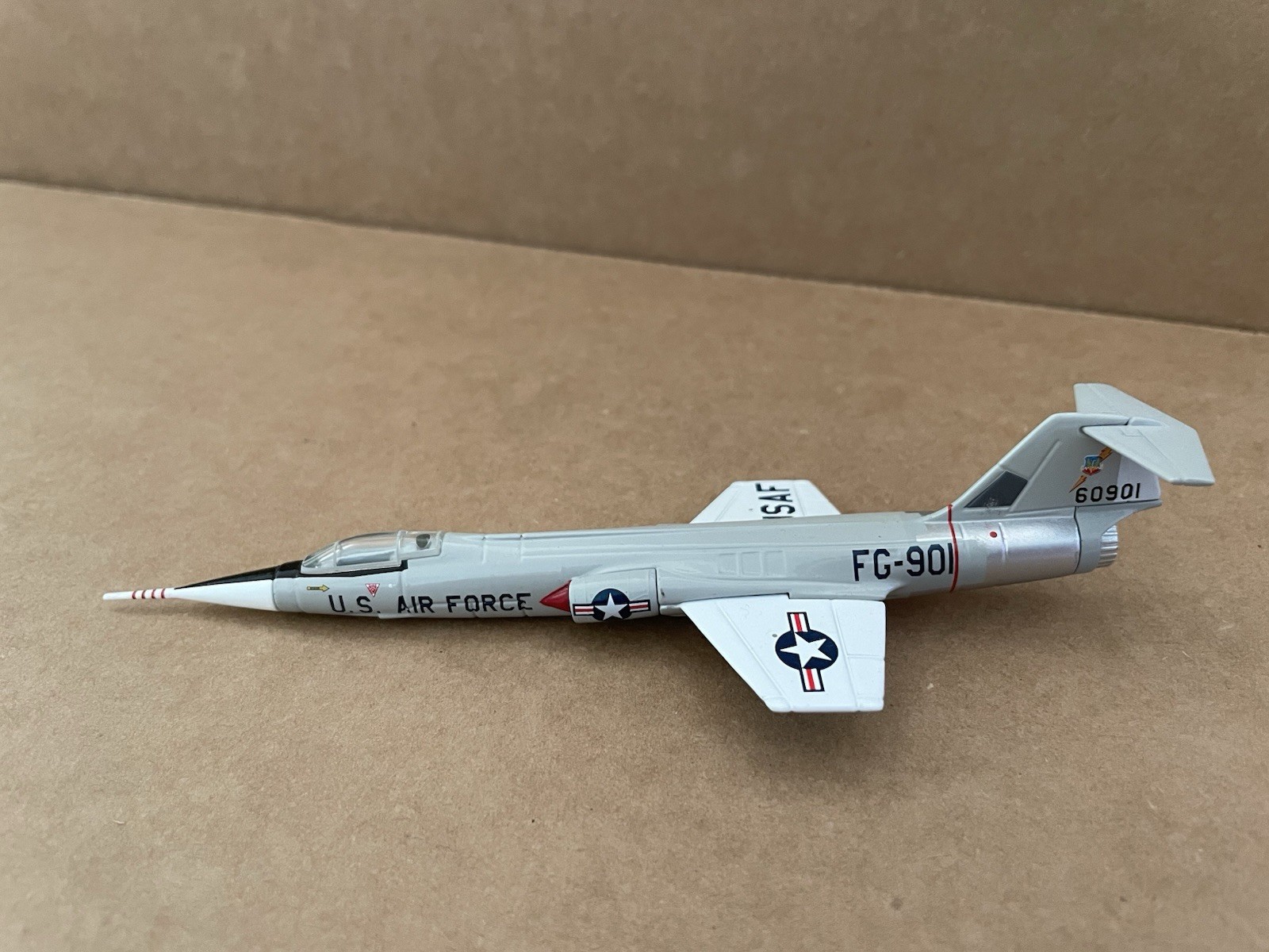 2019 DARON Postage Stamp Airplane w Box F-104 STARFIGHTER 479th Tactical Fighter
