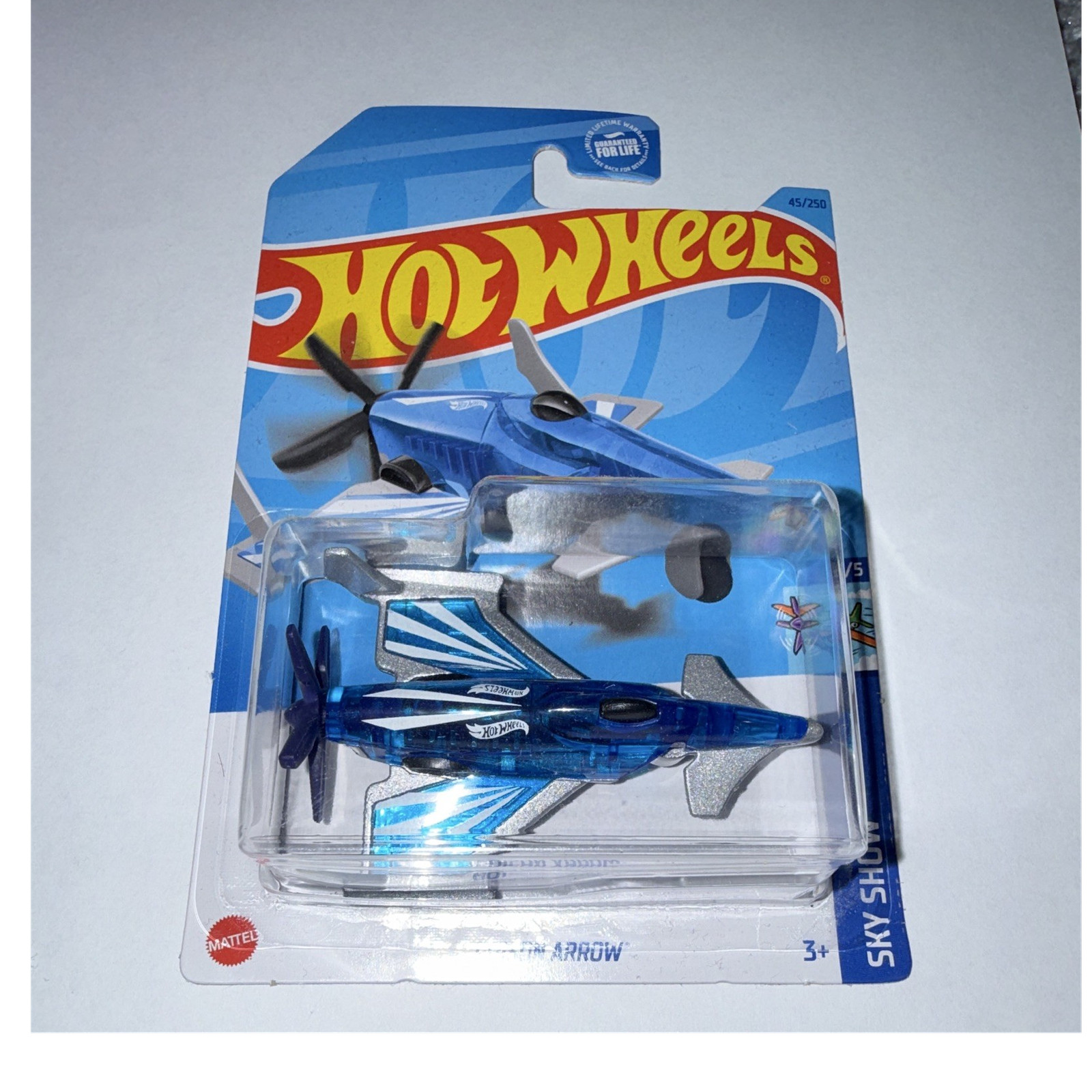 Hot Wheels Sky Show Poison Arrow Diecast Aircraft Blue/White/Silver 2021
