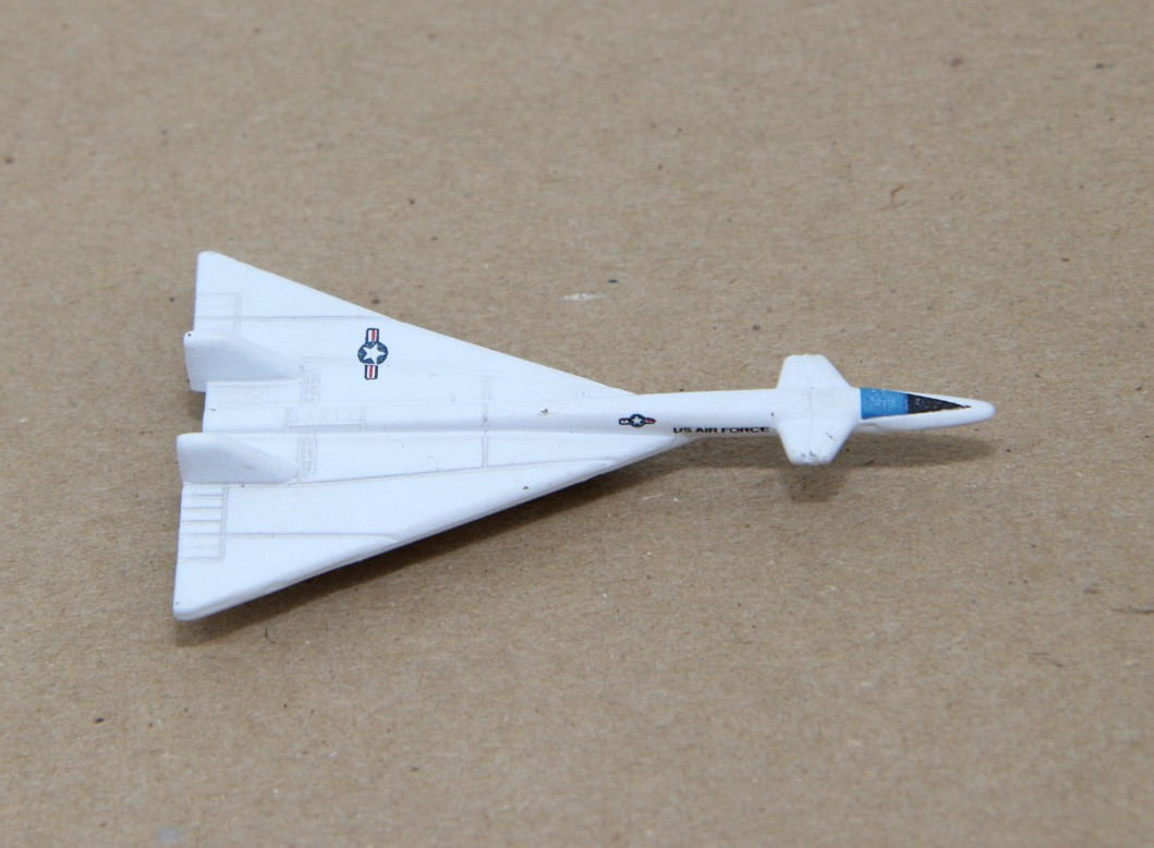 Galoob Micro Machines Military XB-70 Valkyrie Bomber Aircraft Open White