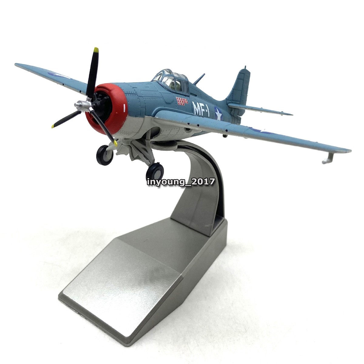 1:72 1937 Grumman F4F Wildcat USA Fighter Model Diecast Military Plane Model