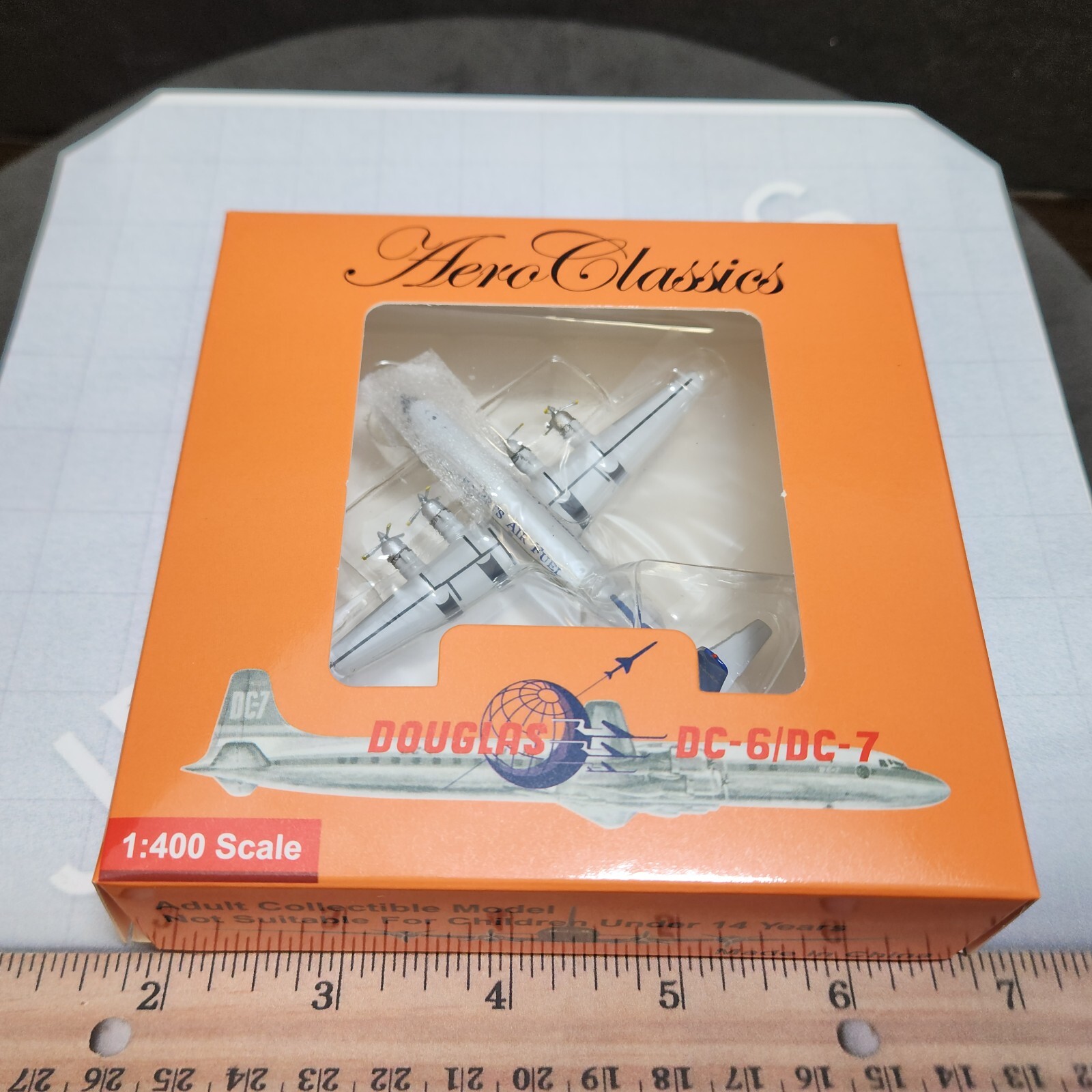 1/400 EVERTS AIR FUEL DOUGLAS DC-6 1990’S COLORS N444CE “SPIRIT” AEROCLASSICS
